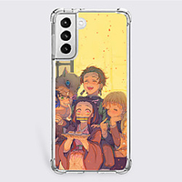 Demon Slayer: Kimetsu no Yaiba Cartoon Characters Phone Case For S22 S21 S20 Plus Ultra FE A72 A52 A42 S10 S9 S8 S7 Plus Edge Unique Design Protective Case Shockproof Dustproof Back Cover TPU miniinthebox