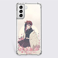 Demon Slayer: Kimetsu no Yaiba Cartoon Characters Phone Case For S22 S21 S20 Plus Ultra FE A72 A52 A42 S10 S9 S8 S7 Plus Edge Unique Design Protective Case Shockproof Dustproof Back Cover TPU miniinthebox