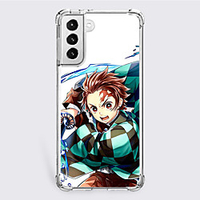 Demon Slayer: Kimetsu no Yaiba Cartoon Characters Phone Case For S22 S21 S20 Plus Ultra FE A72 A52 A42 S10 S9 S8 S7 Plus Edge Unique Design Protective Case Shockproof Dustproof Back Cover TPU miniinthebox