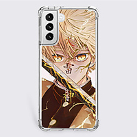 Demon Slayer: Kimetsu no Yaiba Cartoon Characters Phone Case For S22 S21 S20 Plus Ultra FE A72 A52 A42 S10 S9 S8 S7 Plus Edge Unique Design Protective Case Shockproof Dustproof Back Cover TPU miniinthebox