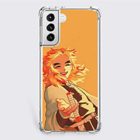Demon Slayer: Kimetsu no Yaiba Cartoon Characters Phone Case For S22 S21 S20 Plus Ultra FE S10 S9 S8 S7 Plus Edge A32 A22 A12 A02 A21s Unique Design Protective Case Shockproof Dustproof Back Cover TPU miniinthebox