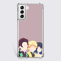 Demon Slayer: Kimetsu no Yaiba Cartoon Characters Phone Case For S22 S21 S20 Plus Ultra FE S10 S9 S8 S7 Plus Edge A32 A22 A12 A02 A21s Unique Design Protective Case Shockproof Dustproof Back Cover TPU miniinthebox