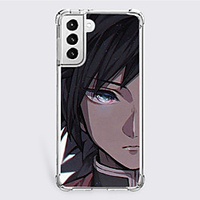 Demon Slayer: Kimetsu no Yaiba Cartoon Characters Phone Case For Samsung S21 S21 Plus S21 Ultra Unique Design Protective Case Shockproof Dustproof Back Cover TPU miniinthebox