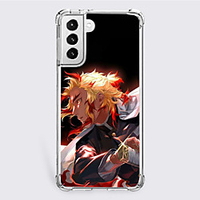 Demon Slayer: Kimetsu no Yaiba Cartoon Characters Phone Case For Samsung S21 S21 Plus S21 Ultra Unique Design Protective Case Shockproof Dustproof Back Cover TPU miniinthebox
