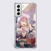 Demon Slayer: Kimetsu no Yaiba Cartoon Characters Phone Case For Samsung S21 S21 Plus S21 Ultra Unique Design Protective Case Shockproof Dustproof Back Cover TPU miniinthebox