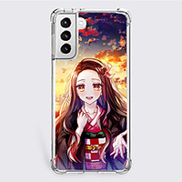 Demon Slayer: Kimetsu no Yaiba Cartoon Characters Phone Case For Samsung S21 S21 Plus S21 Ultra Unique Design Protective Case Shockproof Dustproof Back Cover TPU miniinthebox