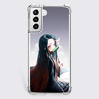 Demon Slayer: Kimetsu no Yaiba Cartoon Characters Phone Case For Samsung S21 S21 Plus S21 Ultra Unique Design Protective Case Shockproof Dustproof Back Cover TPU miniinthebox