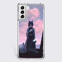 Demon Slayer: Kimetsu no Yaiba Cartoon Characters Phone Case For Samsung S21 S21 Plus S21 Ultra Unique Design Protective Case Shockproof Dustproof Back Cover TPU miniinthebox