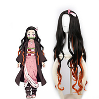 Demon Slayer: Kimetsu no Yaiba Kamado Nezuko Cosplay Wigs Women