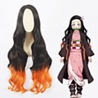 Demon Slayer: Kimetsu no Yaiba Kamado Nezuko Cosplay Wigs Women