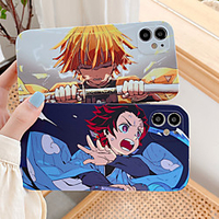 Demon Slayer: Kimetsu no Yaiba Phone Case For Apple Back Cover iPhone 12 Pro Max 11 SE 2020 X XR XS Max 8 7 Shockproof Dustproof Cartoon TPU miniinthebox