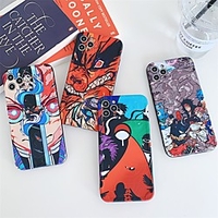 Demon Slayer: Kimetsu no Yaiba Phone Case For Apple Back Cover iPhone 12 Pro Max 11 SE 2020 X XR XS Max 8 7 Shockproof Dustproof IMD Cartoon TPU miniinthebox