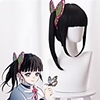 Demon Slayer: Kimetsu no Yaiba Tsuyuri Kanao Cosplay Wigs Women