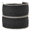 Denim Bracelet with Zipper