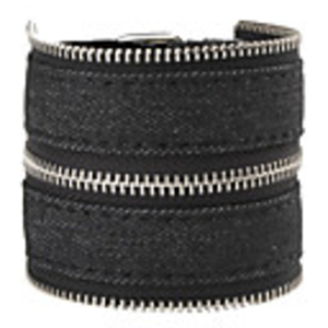 Denim Bracelet with Zipper