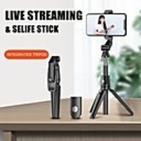 Desk / Outdoor Mount Stand Holder Tripod Adjustable Aluminum Alloy / ABS Holder
