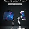 Desk Mount Stand Holder 360° Rotation 360°Rotation Aluminum Alloy Holder