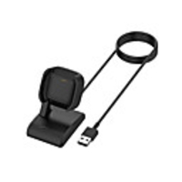 Desktop Dock Station Charger Adapter Base Holder USB Charging Cable Cord Stand for Fitbit Versa 2 Smart Watch Versa2 Smartwatch