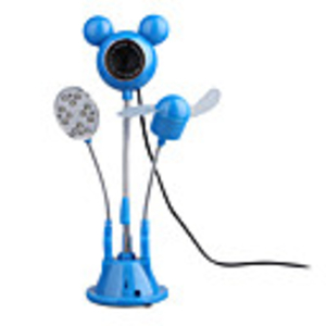 Desktop Sphere 4.0 Mega Pixel PC USB Webcam with Microphone (Driver-Free)
