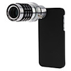 Detachable 12X Telephoto Lens Set with Back Case for iPhone 5