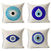 Devil Eyes Double Side Cushion Cover 4PC Soft Decorative Square Throw Pillow Cover Cushion Case Pillowcase for Bedroom Livingroom Superior Quality Machine Washable Indoor Cushion for Sofa Couch Bed Chair miniinthebox