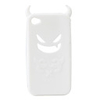 Devil Protective Silica Gel Case for iPhone4 - White