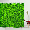 Dewy Clover Digital Printing Shower Curtain Shower Curtains Hooks Modern Polyester New Design