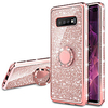 Diamond 360 Degree Rotating Ring Holder Plating Soft Glitter Bling Cases For Samsung S10 Plus S10 5G S10 E S10 S9 Plus S9 S8 Plus S8 S7 Edge S7 Shining Case miniinthebox
