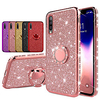 Diamond 360 Degree Rotating Ring Holder Plating Soft TPU Glitter Bling Cases For Samsung A70 A50 A40 A30 A20 A10 A7 2018 A8 Plus 2018 A8 2018 A6 Plus 2018 A6 2018 Shining Case miniinthebox
