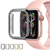 Diamond case cover For Apple watch Series 6 SE 5 4 3 2 case cover 44mm 40mm 42mm 38mm iwatch case accessories protective bumper