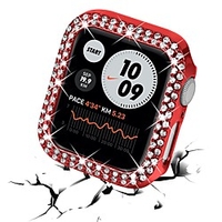 Diamond Case For Apple iWatch Apple Watch Series 7 / SE / 6/5/4/3/2/1 PC Screen Protector Smart Watch Case Compatibility miniinthebox