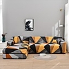 Diamond Check 1-Piece Sofa Cover Couch Cover Furniture Protector Soft Stretch Slipcover Spandex Jacquard Fabric Super Fit for 1~4 Cushion Couch and L Shape Sofa, Easy to Install(1 Free Cushion Cover)