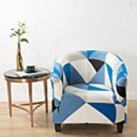 Diamond Check Club Chair Slipcover Stretch Armchair CoverSofa Cover Furniture Protector for Living Room Arm Chair Cover Couch Covers