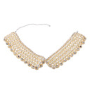 Diamond Inlaid Pearl Detachable Collar Necklace
