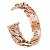 Diamond Metal Strap for Samsung Galaxy Watch 3 Band 45mm 41mm 42mm 46mm Active 2 Cowboy Chain Women Bracelet Belt 20mm 22mm