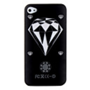 Diamond Pattern Phone Call Indicating Case for iPhone 4 / 4S