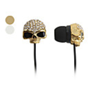 Diamond Skull Style In-Ear Earphones (Assorted Colors)