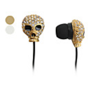 Diamond Skull Style In-Ear Earphones (Assorted Colors)