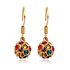 Diamond Studded Ball Earrings
