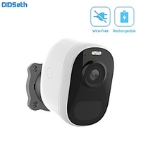 DIDSeth Wireless Home Security Wifi IP Camera 1080P Battery Powered Rechargeable Pir Alarm Audio Low Power Surveillance Camera miniinthebox