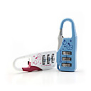 Digit Mini Combination Password Lock Padlock Pink Blue