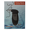 Digital Breath Alcohol Tester With Four Breath Inhaler Black