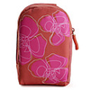 Digital Camera Bag with Strap and Carabiner Clip(Pink)