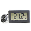Digital Compact LCD Thermometer with Outdoors Remote Sensor