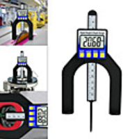 Digital Depth Gauge Digital Tread Depth Gauge 80mm Self-standing Aperture Magnetic LCD Handheld Router
