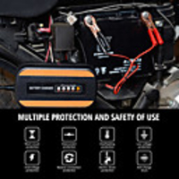 Digital Display Pulse Car Battery Charger for 13.8V Lead-acid Batteries Portable Lead-acid Battery Charger for Car Motorcycle