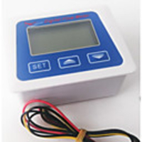 Digital Flow Meter LCD display Digital meter temperature measuring flow senosr total Liter Gal