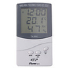 Digital LCD Outdoor/Indoor Temperature Hygrometer Thermometer With Clock TA368