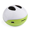 Digital Mini Sphere Audio Speaker (Green/Orange)