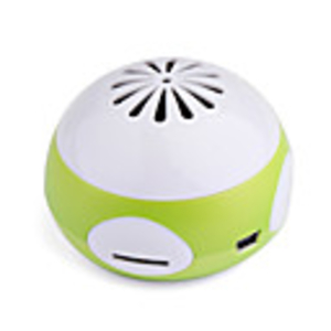 Digital Mini Sphere Audio Speaker (Green/Pink)